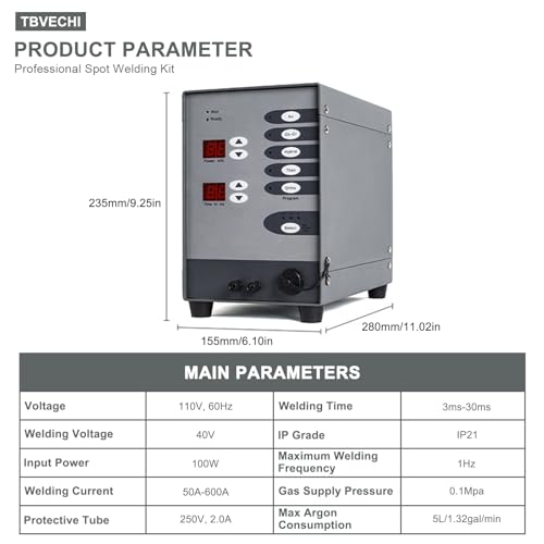 Permanent Jewelry Welder 110V 60HZ Handheld Pulse Arc Welder CNC Spot Welding Machine for DIY Jewelry Repair Dental Hardware