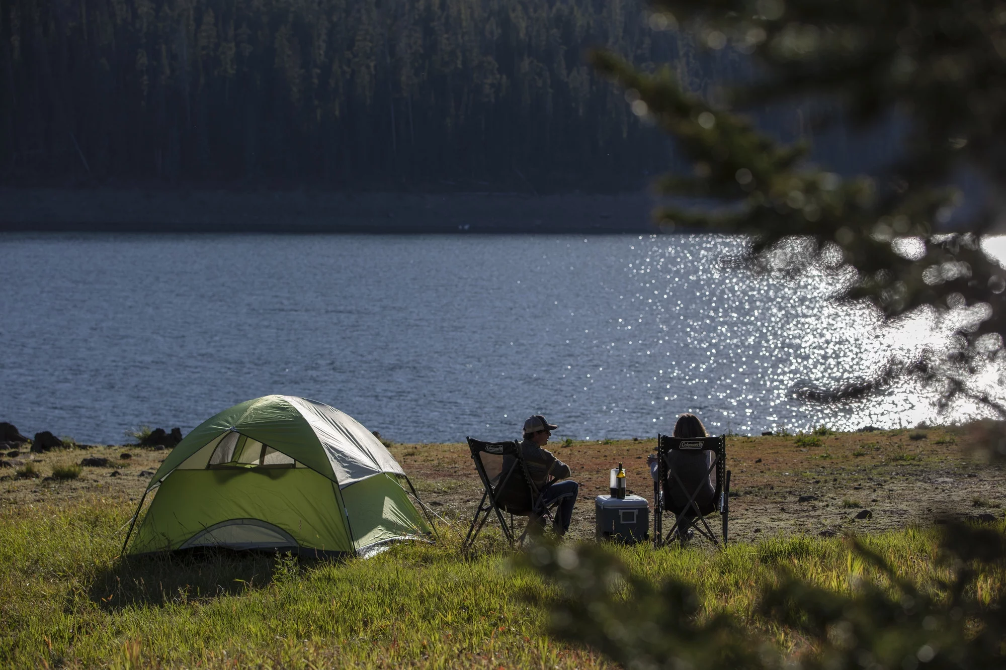 Coleman Sundome 4-Person Dome Camping Tent, 1 Room, Green