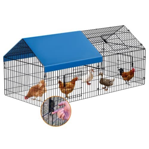 INJOPEXI Metal Chicken Coop 86