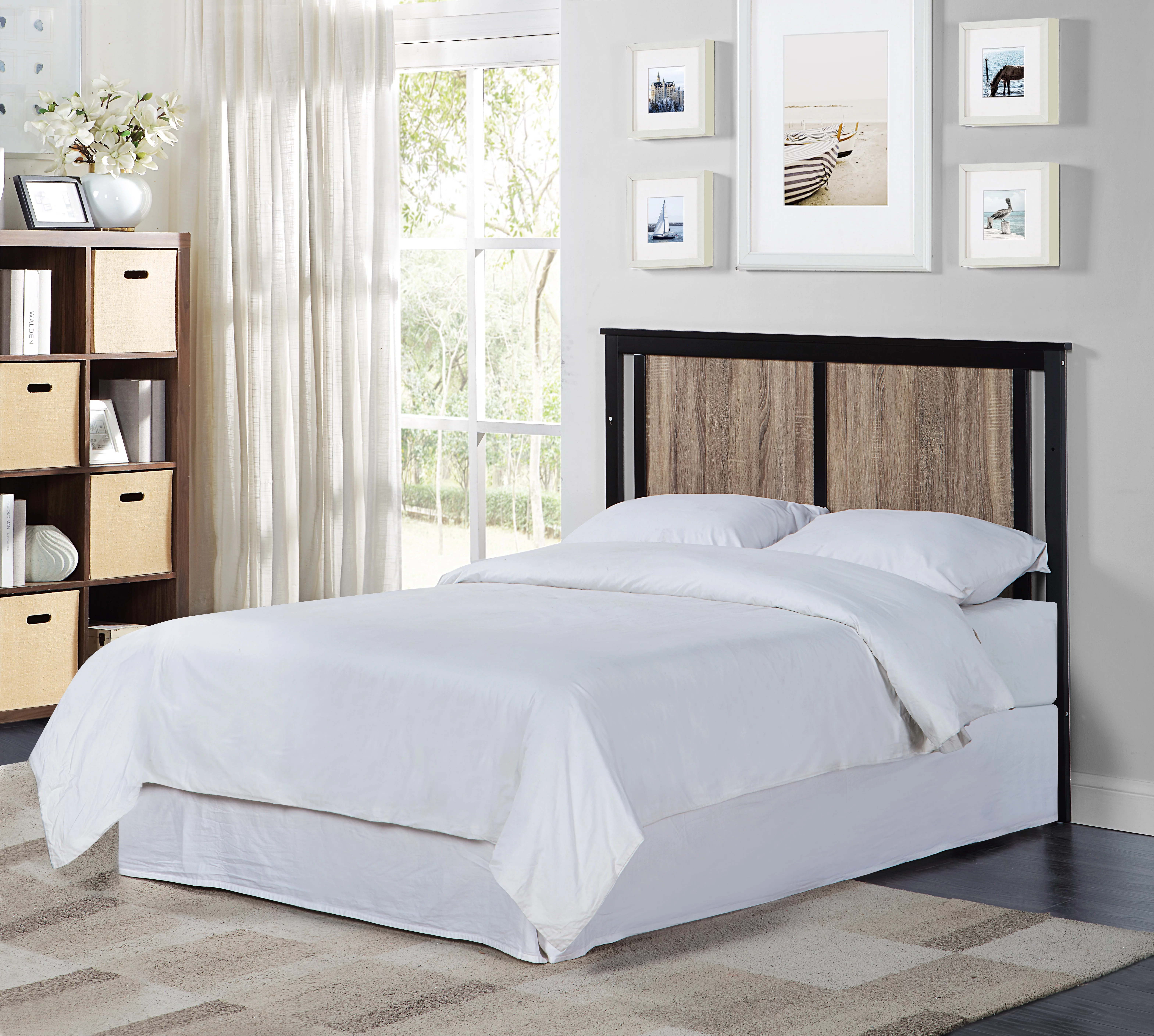 Suite Bebe Connelly 4-in-1 Convertible Mini Crib with Mattress Pad, Black