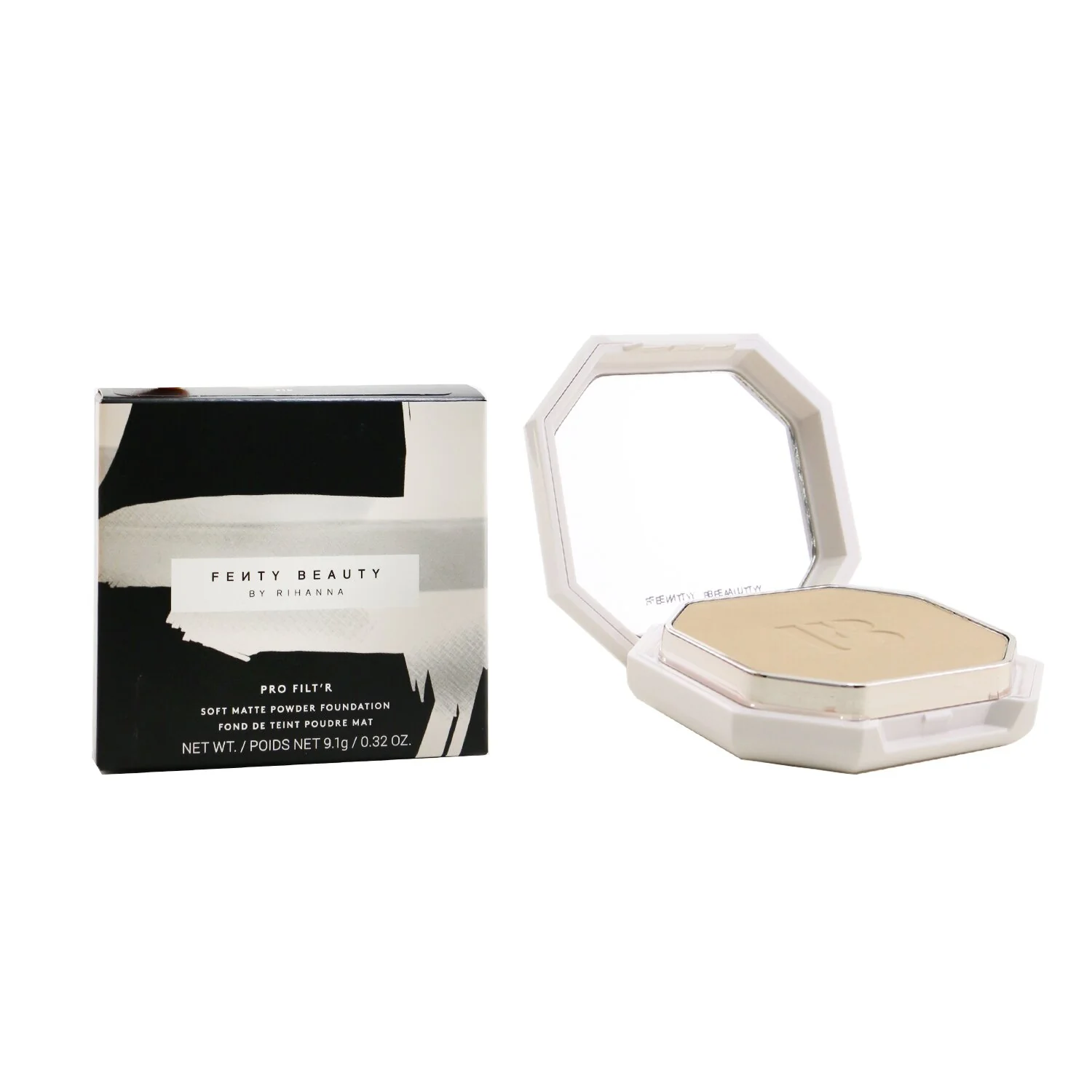 Fenty Beauty by Rihanna Pro Filt'R Soft Matte Powder Foundation - #255 (Medium With Warm Golden Undertones)  9.1g/0.32oz