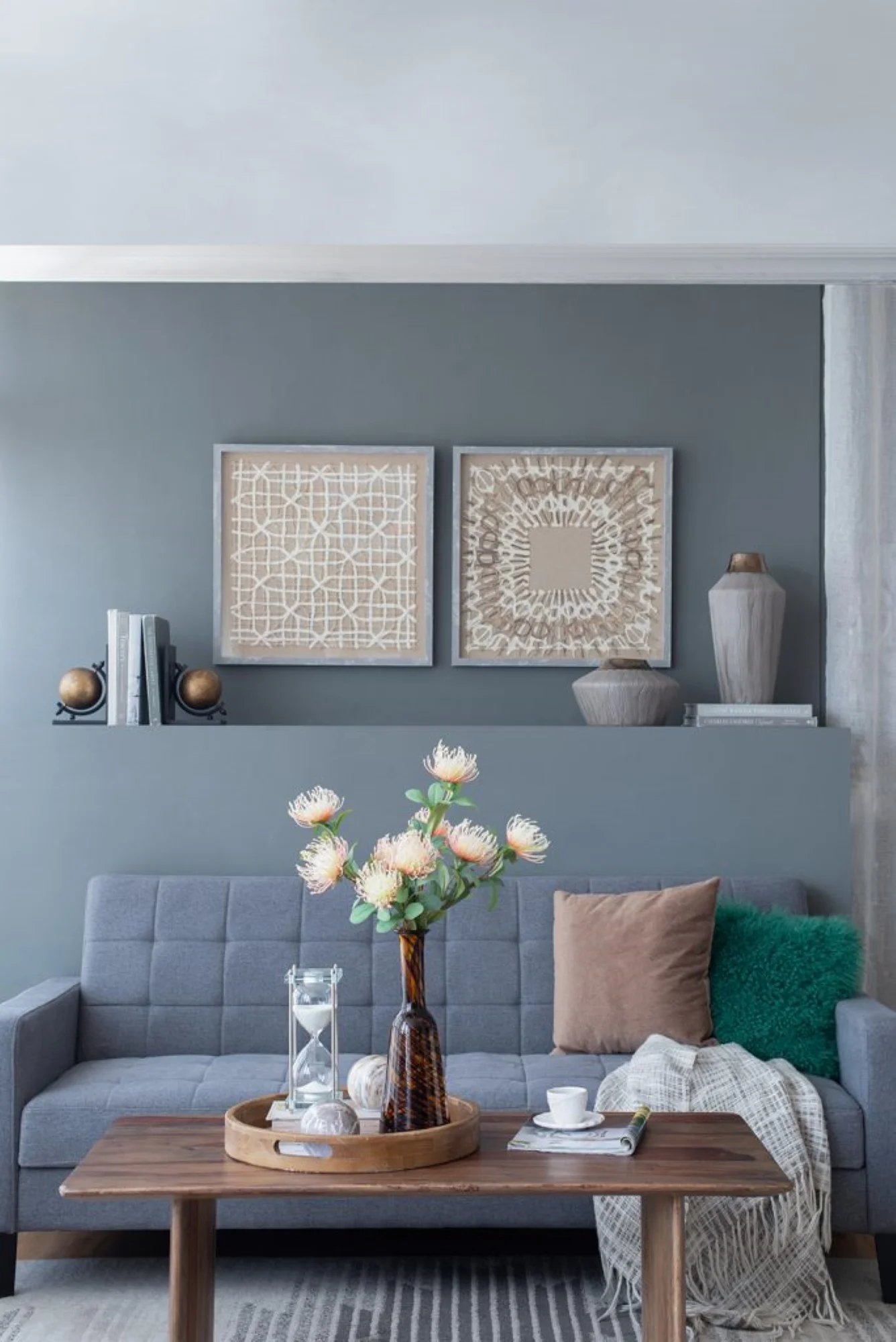 CC Home Furnishings Lucinda Shadow Box Framed Wall Art - 23.5