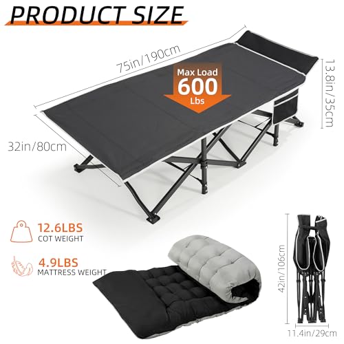 Portable Camping Cot, 32