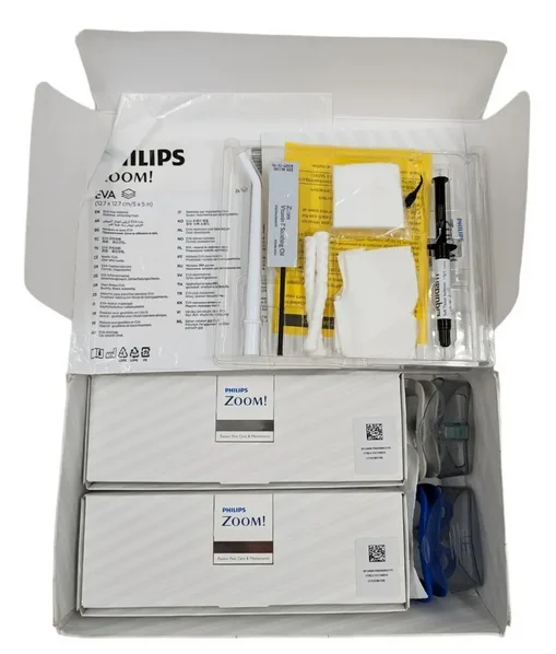 Professional Office Philips Zoom Whitening Kit Chairside Light-Activated, 2 Person Complete Procedures Teeth Whiteninhg Zoom Kit