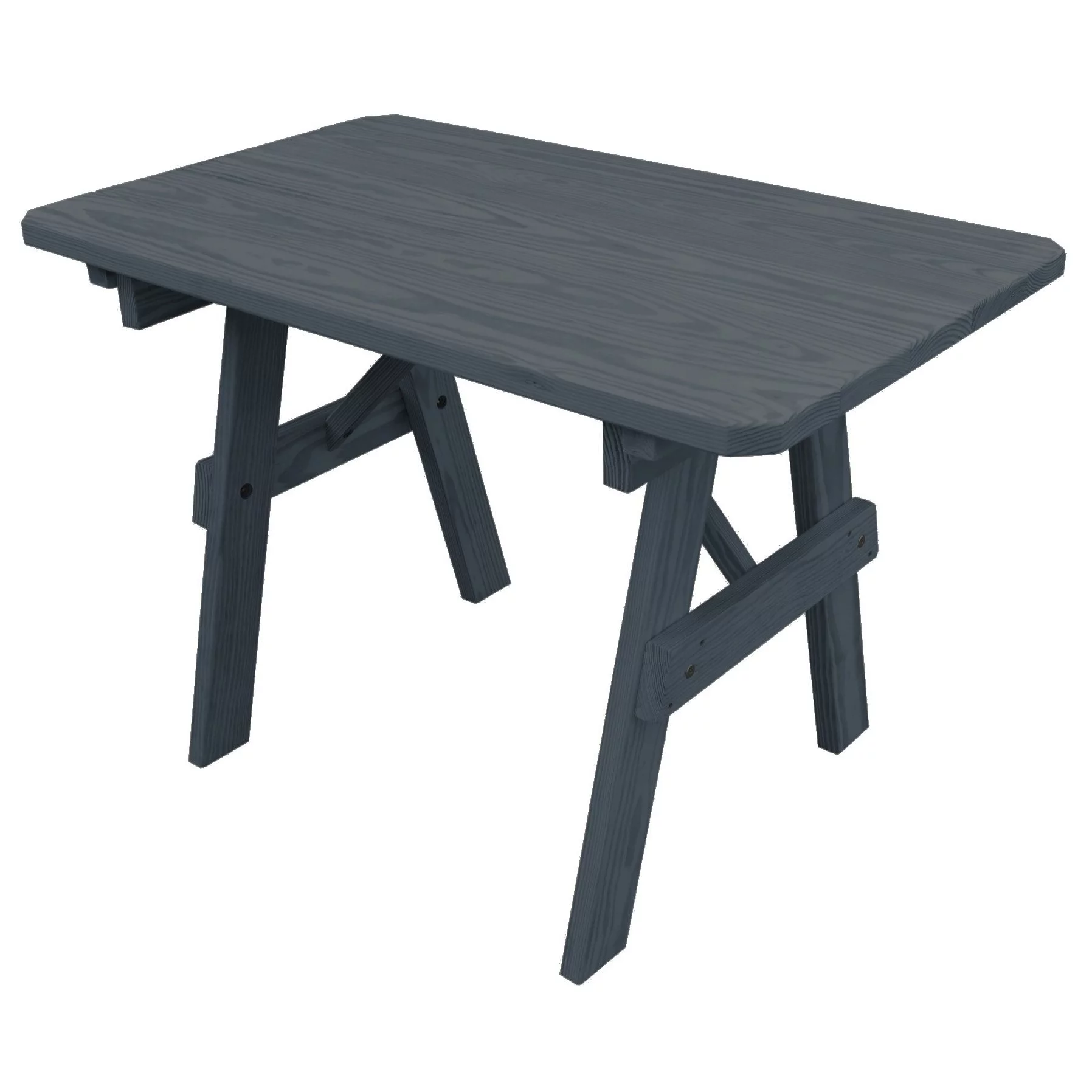 Kunkle Holdings, LLC Pine 5' Traditional Picnic Table Redwood Stain