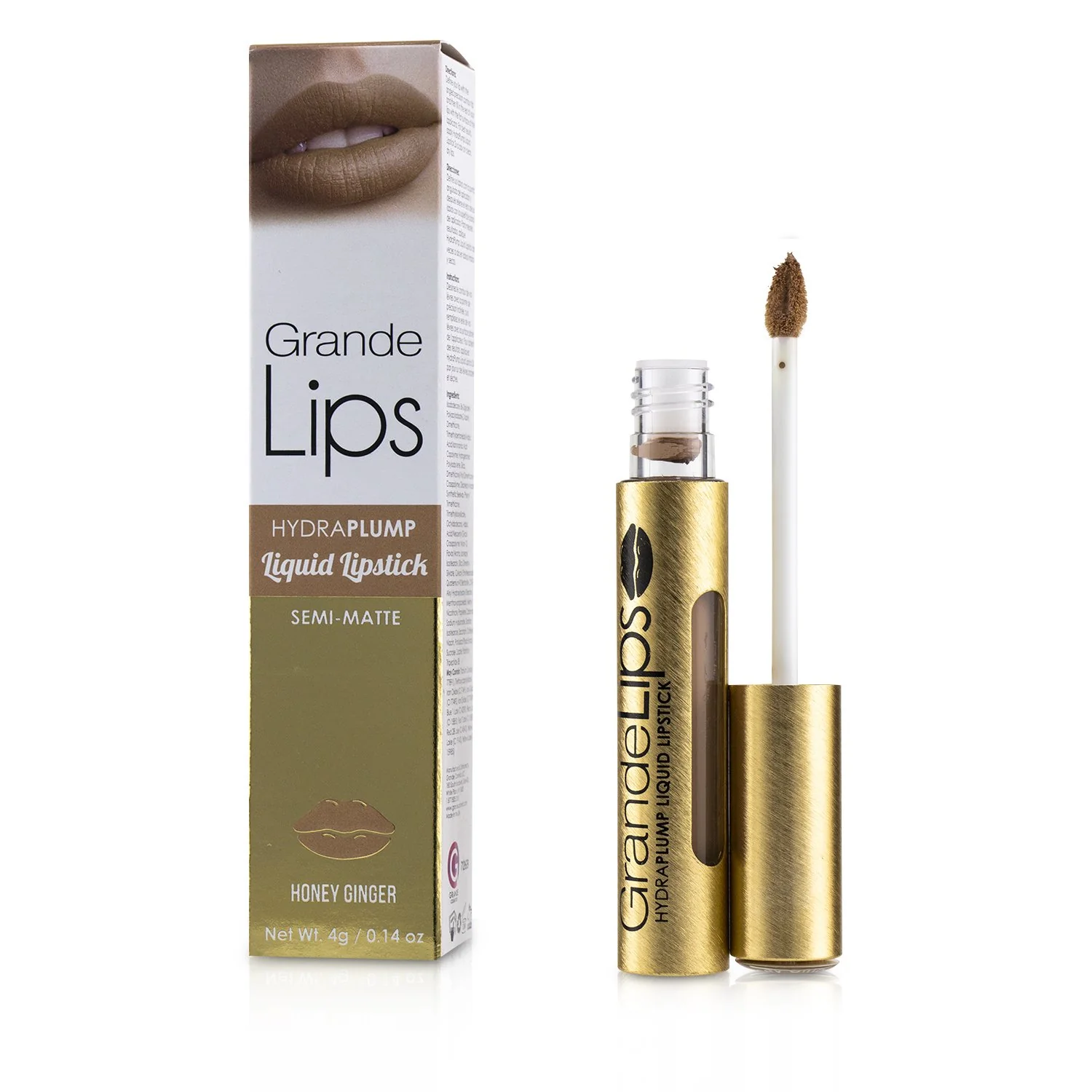 Grande Cosmetics (GrandeLash) GrandeLIPS Plumping Liquid Lipstick (Semi Matte) - # French Lilac  4g/0.14oz