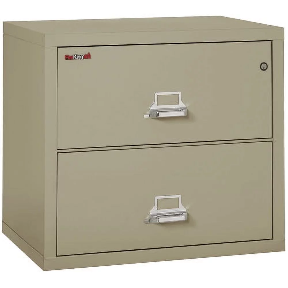 FireKing Fireproof 2 Drawer Lateral Filing Cabinet