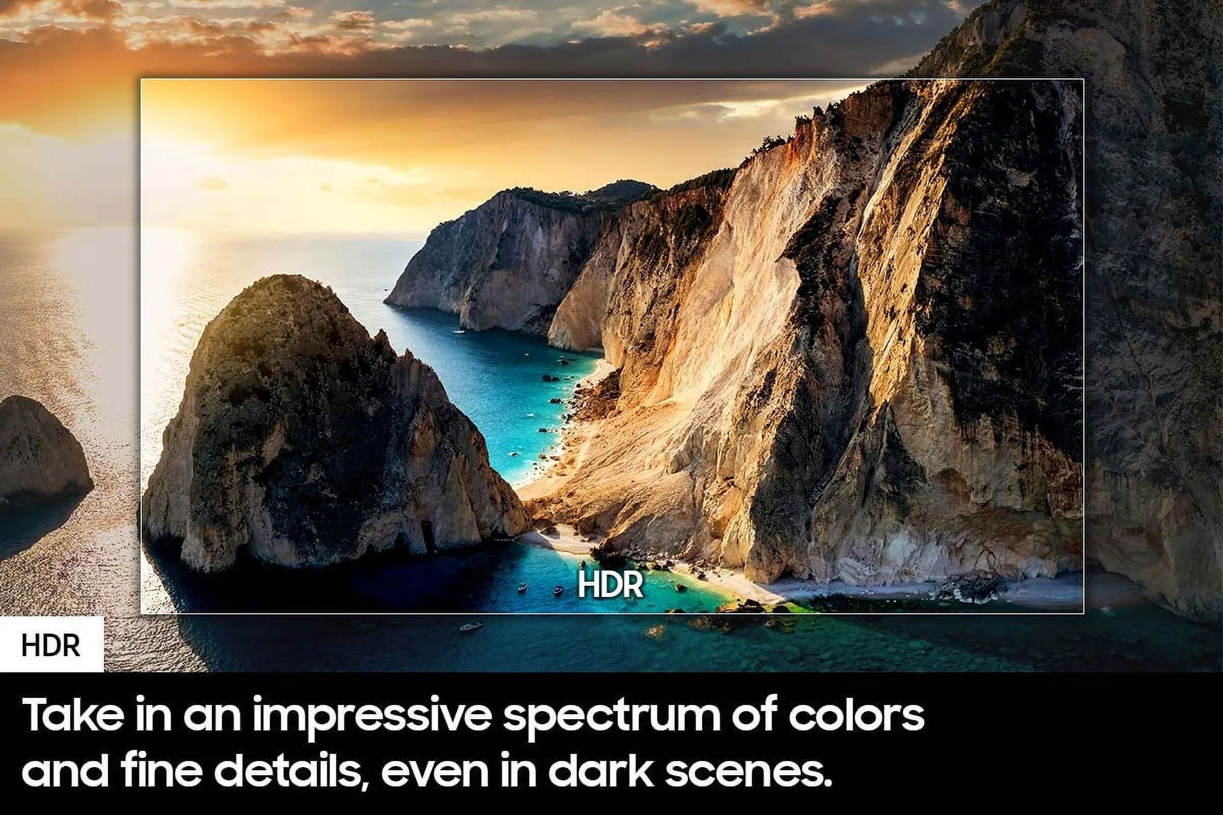 SAMSUNG 55” Class DU7200B Crystal UHD 4K Smart TV UN55DU7200BXZA 2024