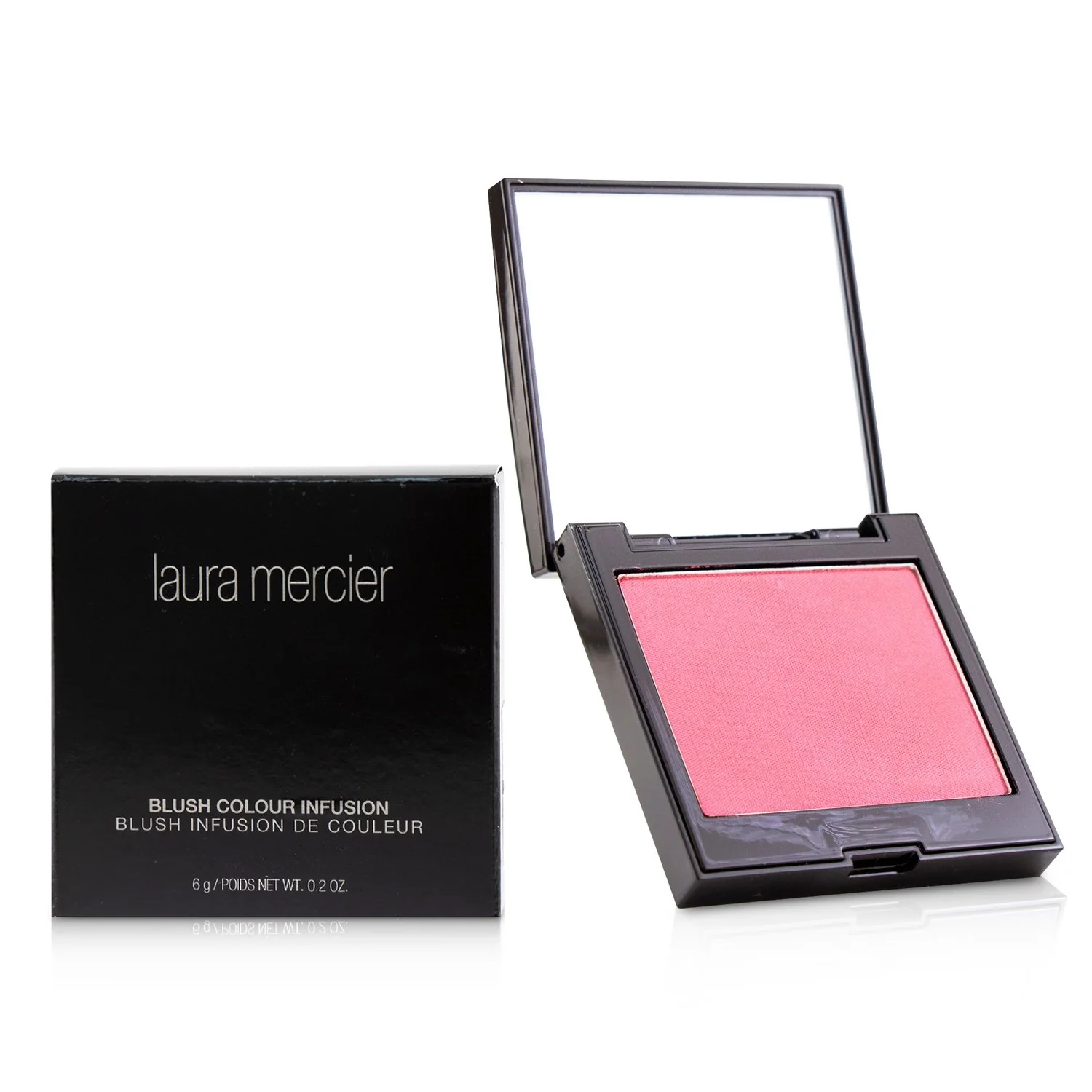 Laura Mercier Blush Colour Infusion - # Strawberry (Matte Bright Pink) (Unboxed)  6g/0.02oz
