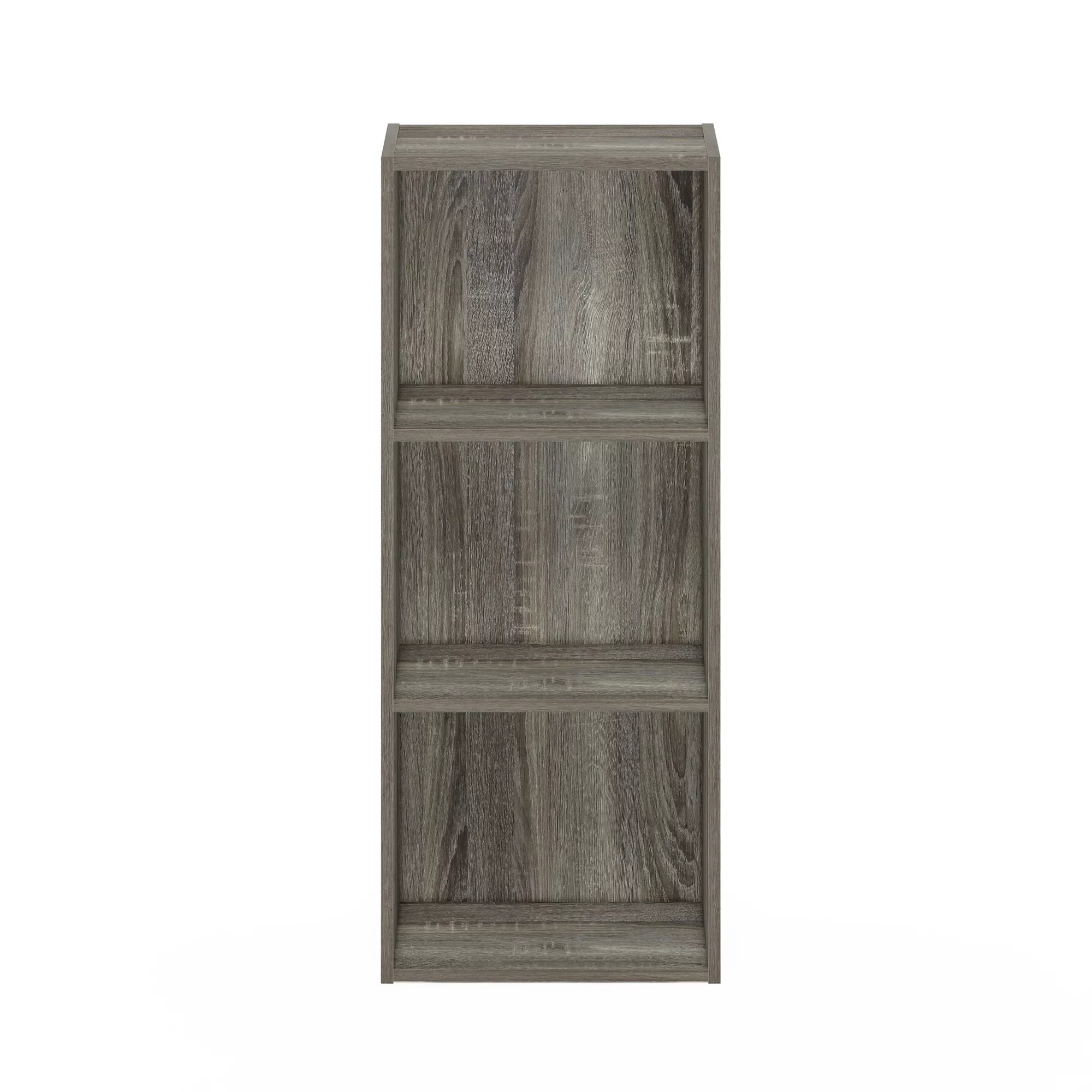 Furinno Luder 3-Tier Open Shelf Bookcase, French Oak
