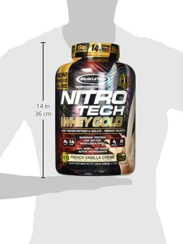 Whey Protein | Nitro-Tech Gold | Smoothie Mix | 5 lbs | Vanilla | Men & Women