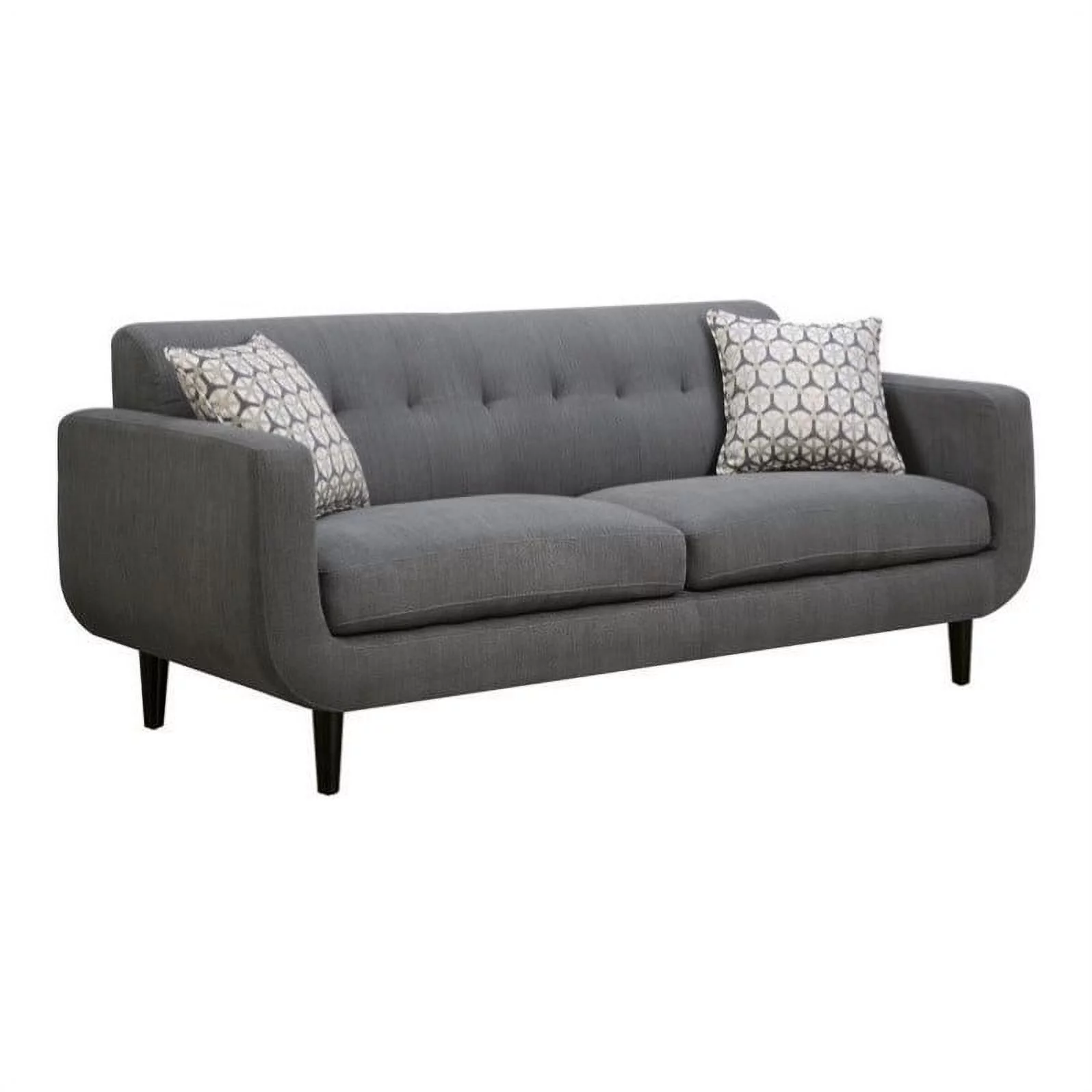Stansall Tufted Back Sofa Grey