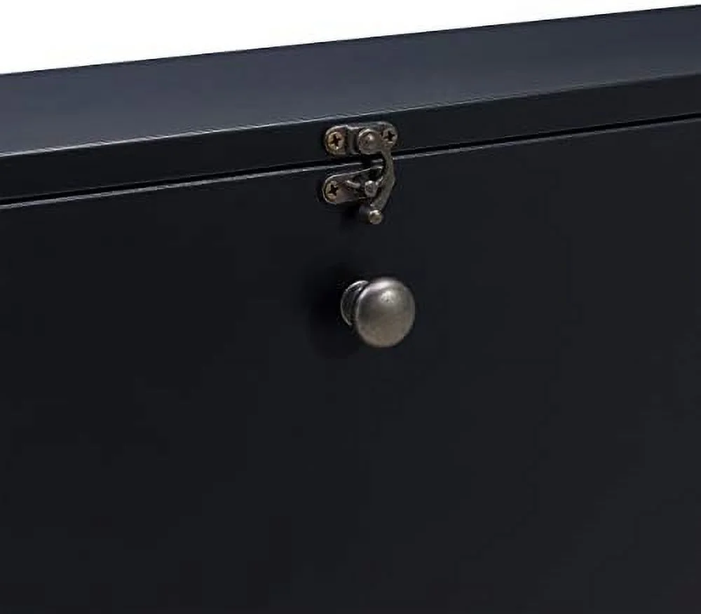 Willingham Wall Mount Folding Desk, Black