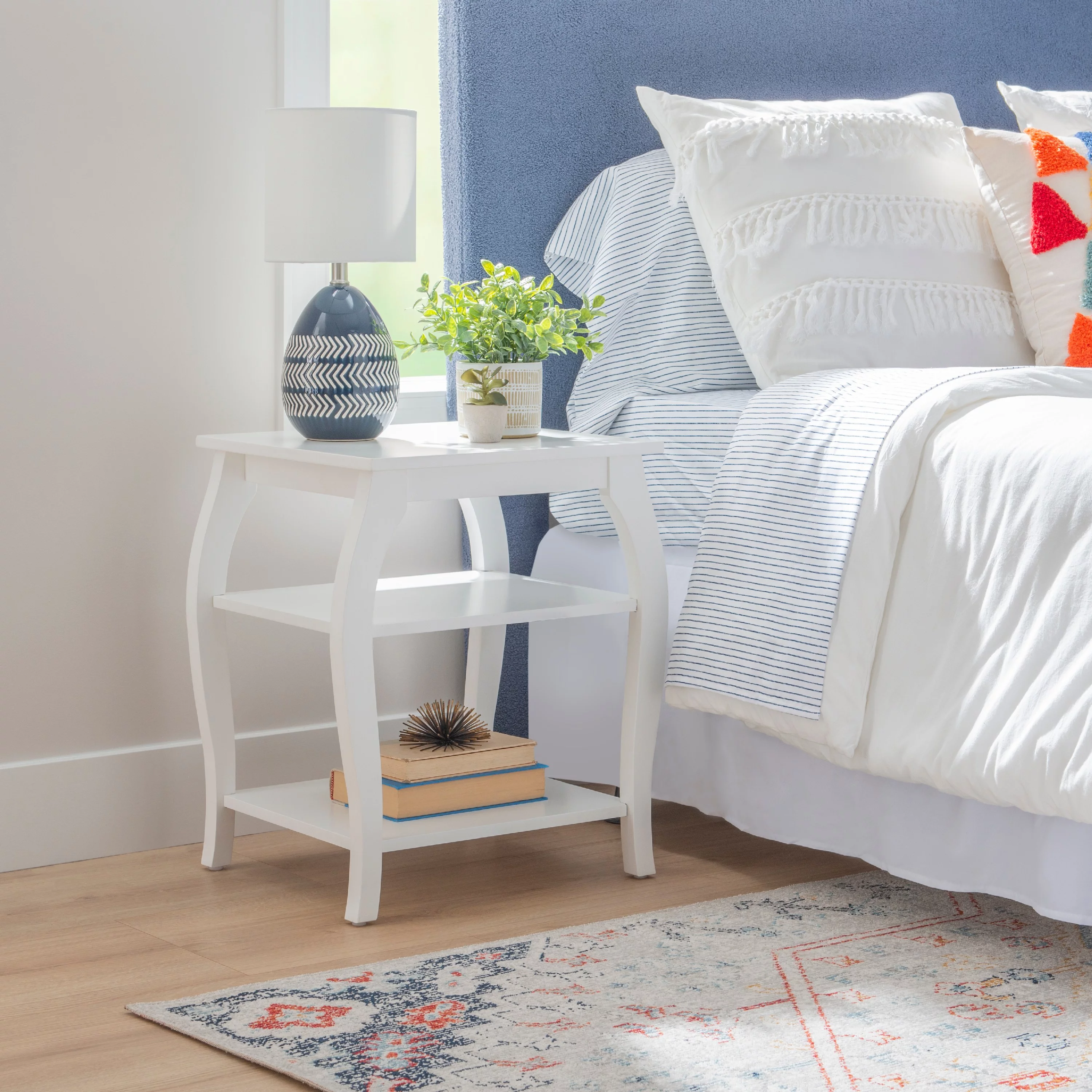 Powell Rellim 2- Shelf Indoor Accent Side Table, 23