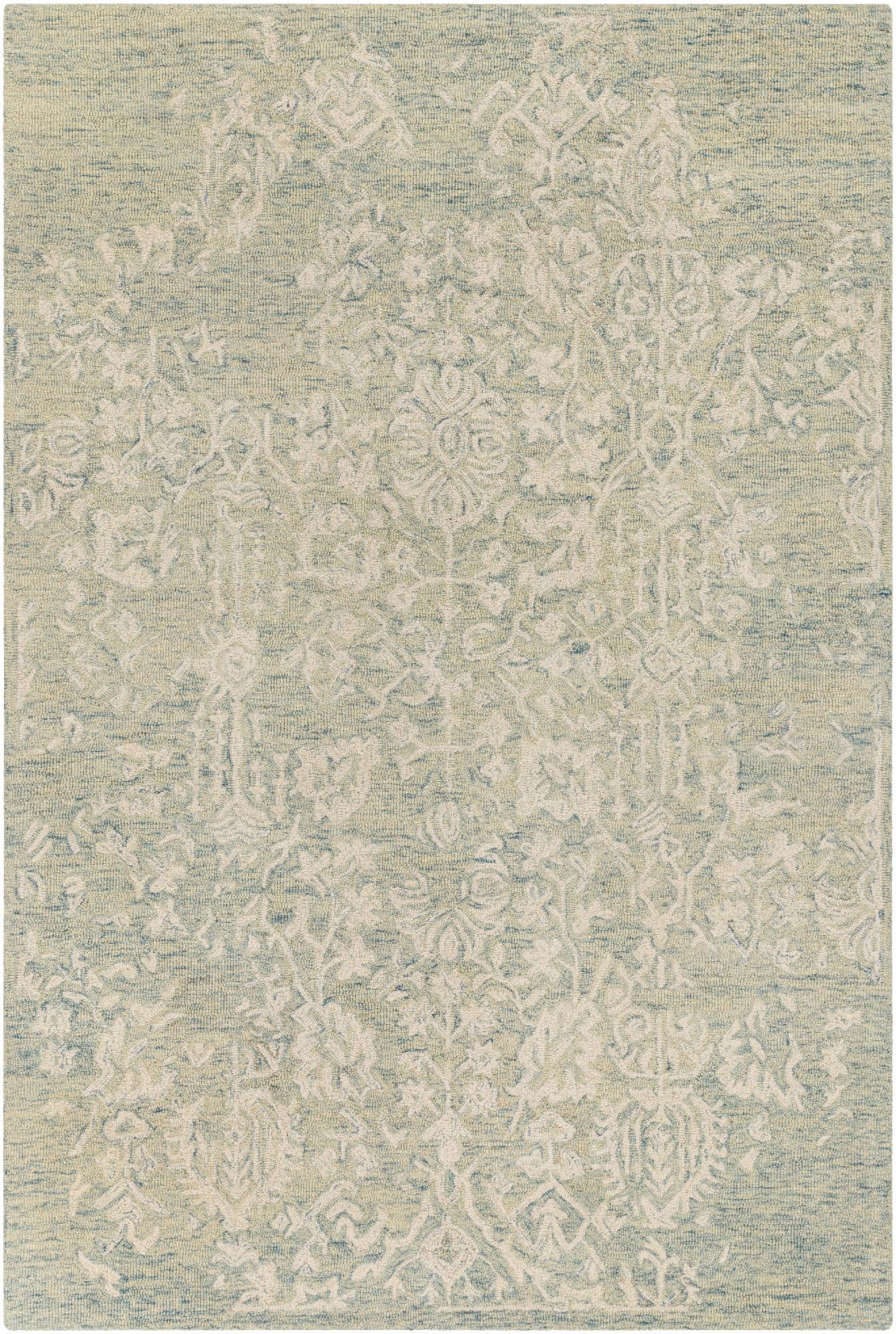 Mark&Day Area Rugs, 8x10 Oldenburg Traditional Light Green Area Rug (8' x 10')