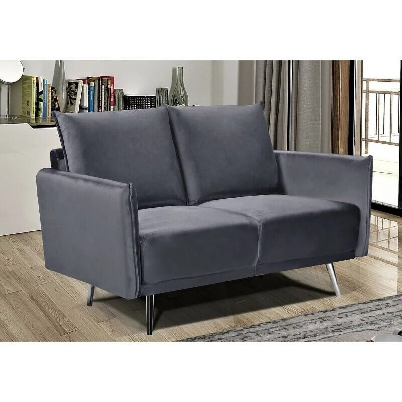 US Pride Furniture Mylinda Super Loveseat Cream