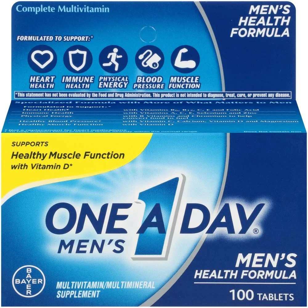 One a Day Men S Multivitamin Tablets  Multivitamins for Men (Pack of 3)