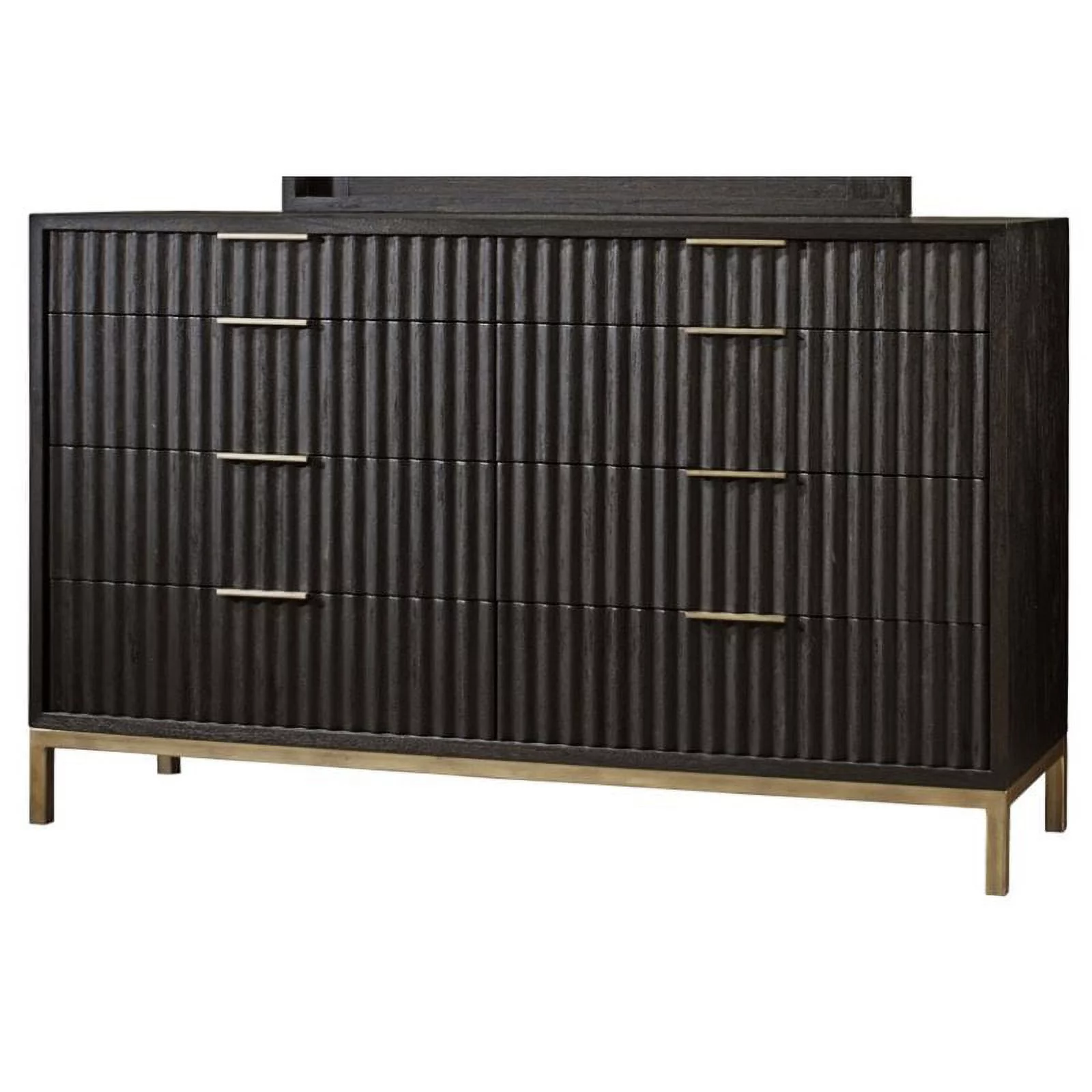 Modus Kentfield 8 Drawer Dresser in Transparent Black Mahogany
