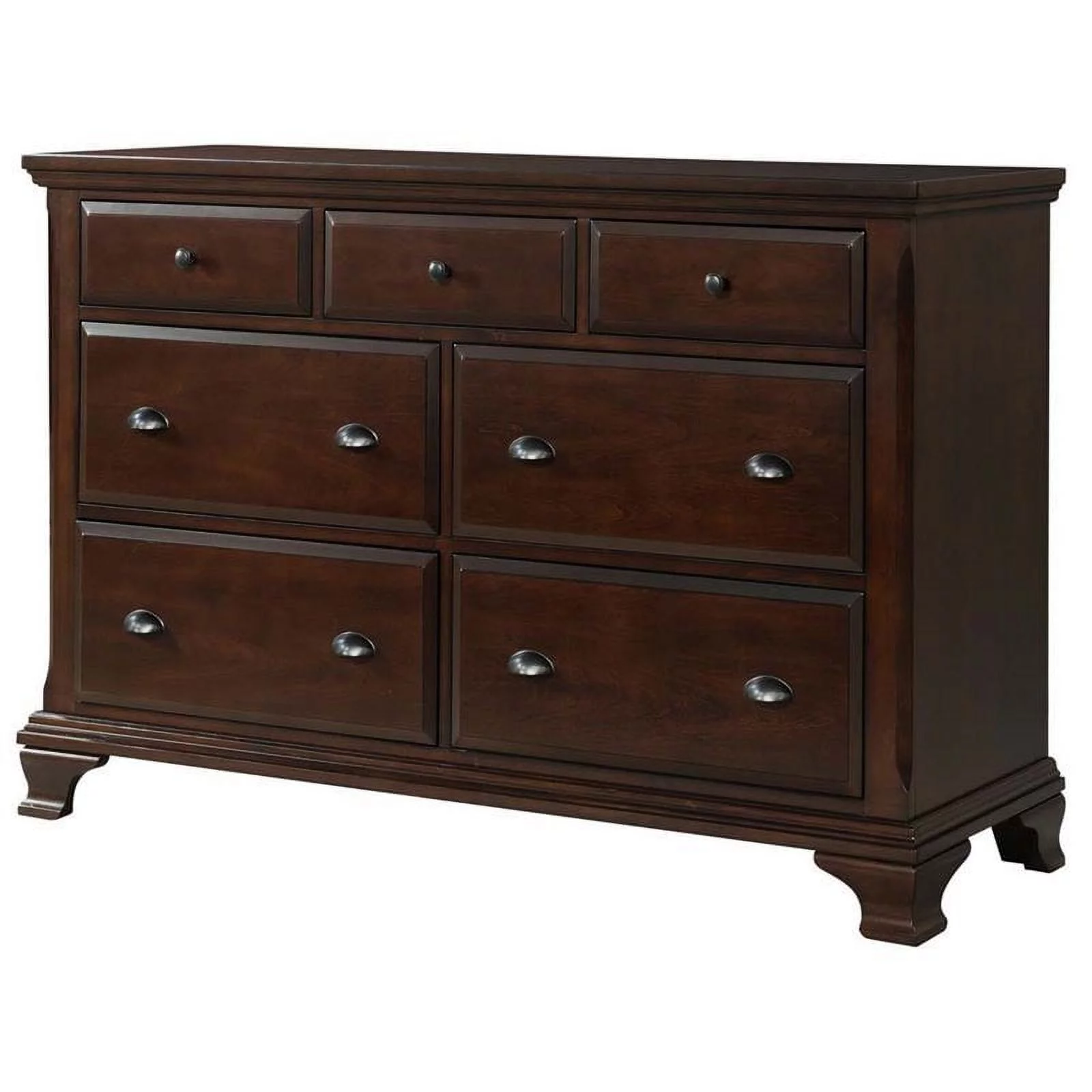 Bowery Hill 7 Drawer Dresser in Cherry