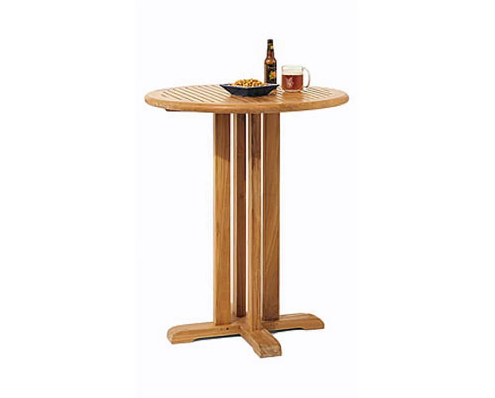 WholesaleTeak Outdoor Patio Grade-A Teak Wood 3 Piece Bar Set - 36