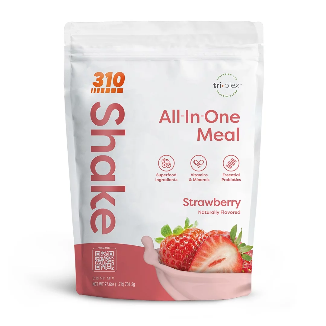 310 Nutrition All-In-One Meal Shake, Strawberry, 28 servings