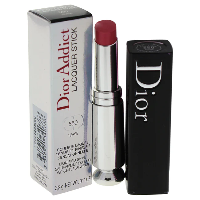 Christian Dior Lacquer Stick - # 550 Tease by Christian Dior for Women - 0.11 oz Lipstick