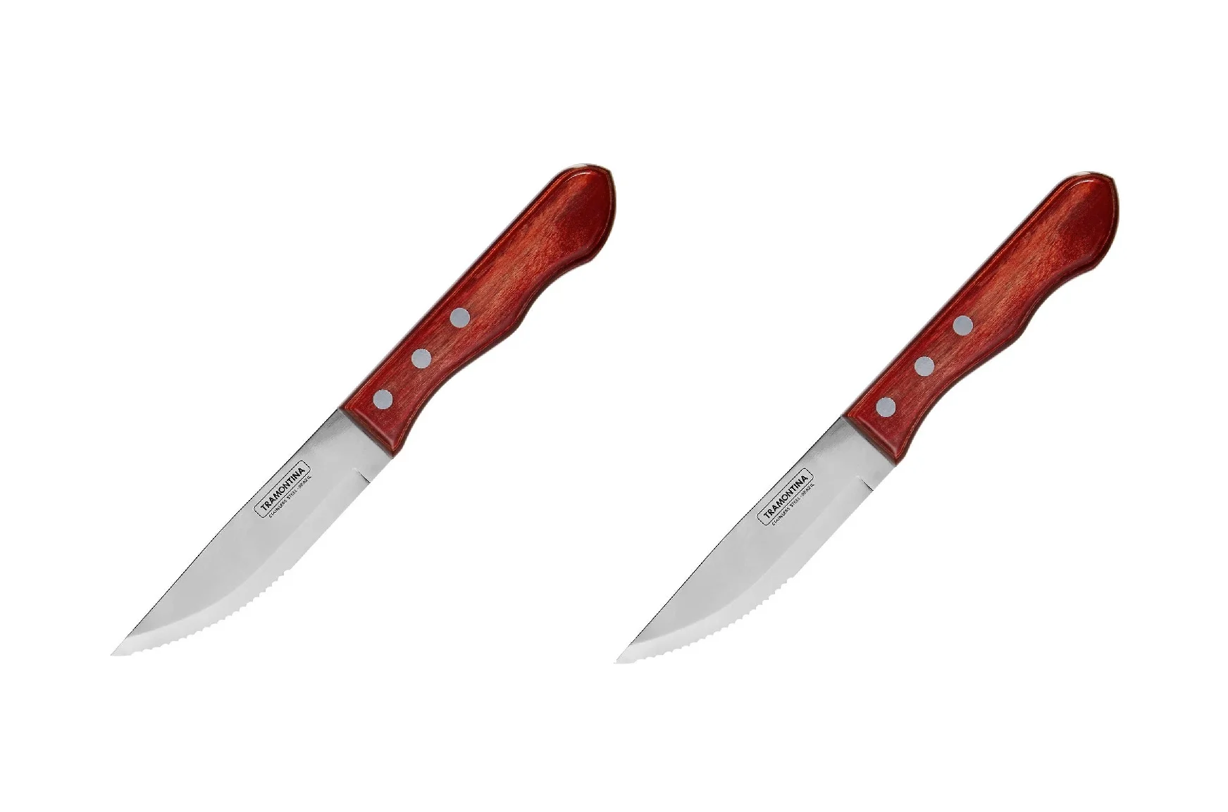 Tramontina ProLine Porterhouse Steak Knife, Stainless Steel, 8 ct 2PK