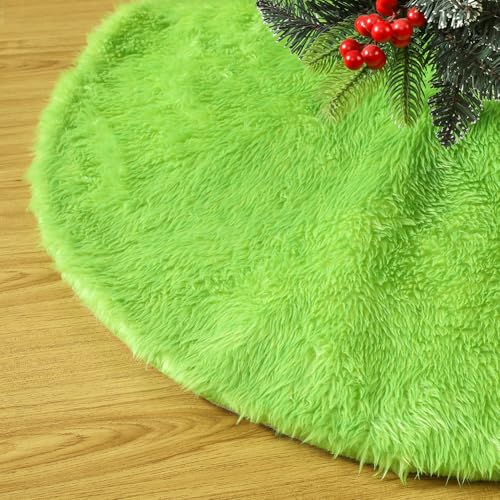 Sattiyrch Faux Fur Christmas Tree Skirt 36