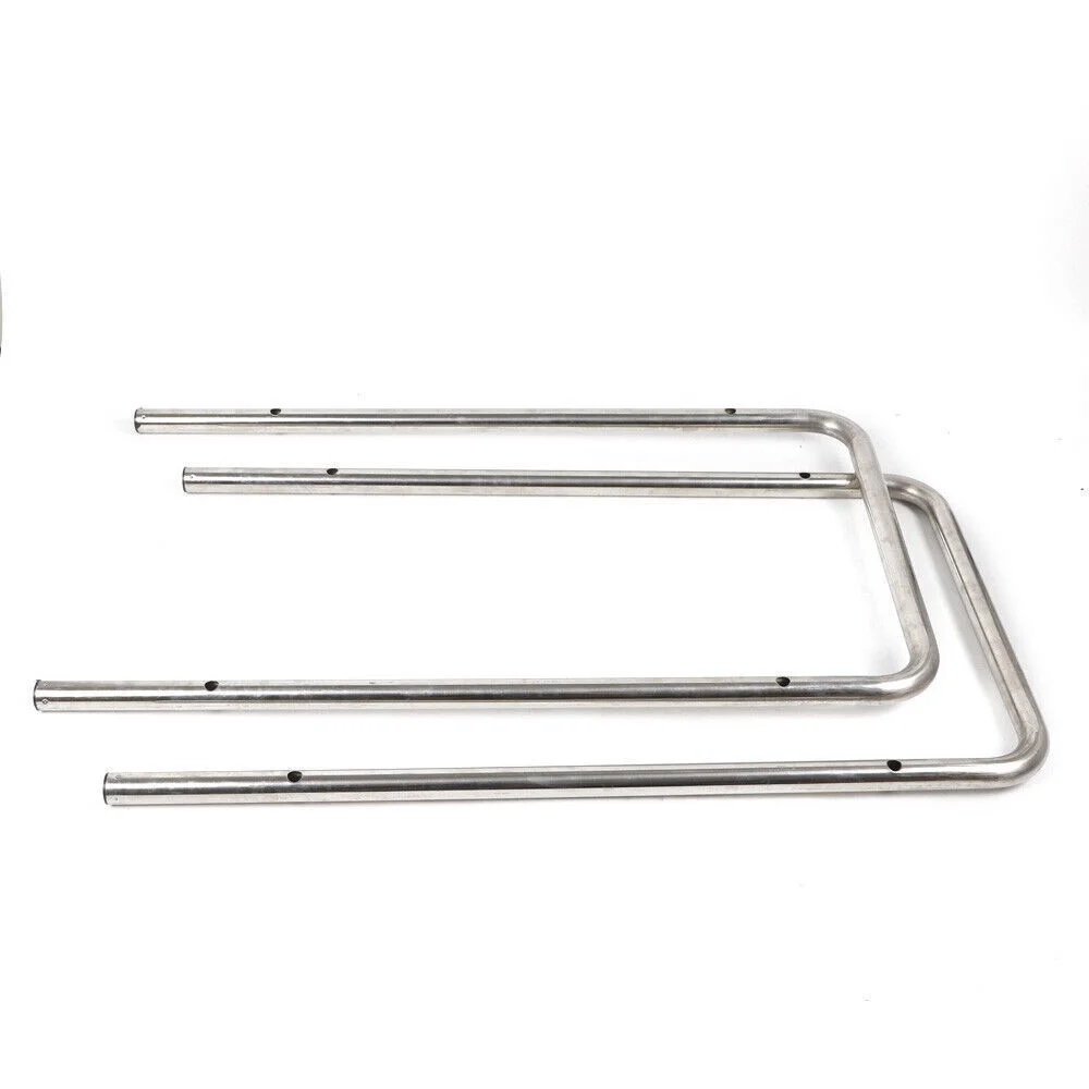 Mkyiongou 2 Tiers Stainless Steel Cart Trolley Medical Lab Mobile Rolling Serving Trolley