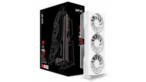 XFX Swift AMD Radeon RX 9060 XT OC White Gaming Edition with 8GB GDDR6 HDMI 2xDP, AMD RDNA 4 RX 9060XT RX-96TSW8GWQ