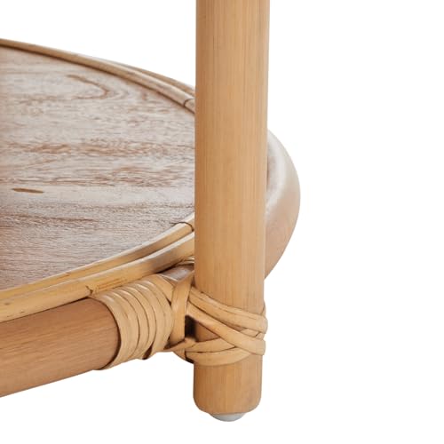 SAFAVIEH Home Collection Arvid Natural Brown Solid Wood Coffee Table (Fully Assembled)