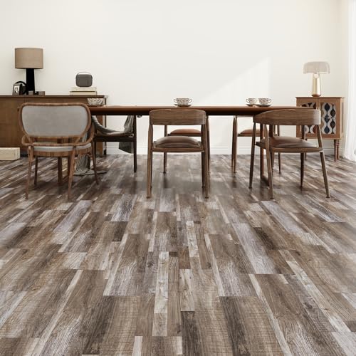 ATOPOSE Peel and Stick Vinyl Floorin,Laminate Flooring 36pcs-6
