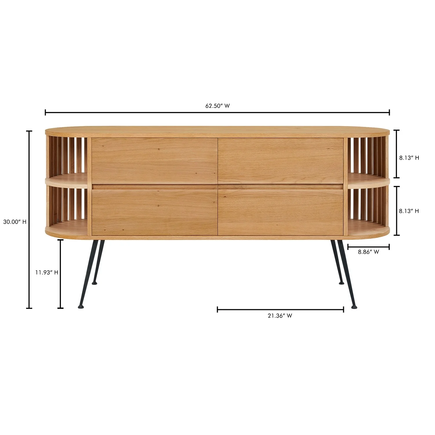 Moe's Home Collection Henrich Sideboard White Oil