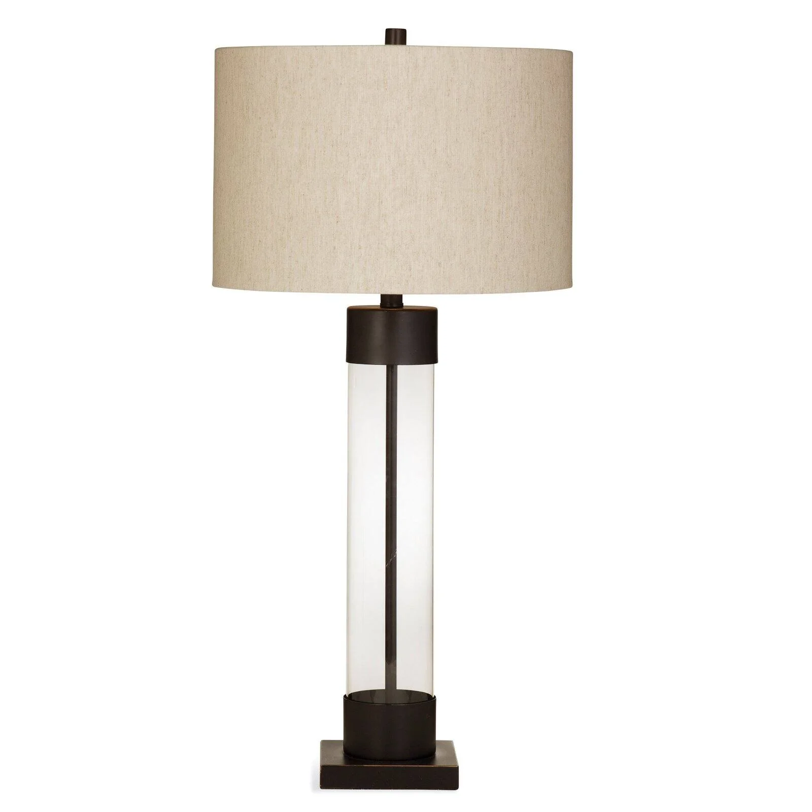 Bassett Mirror Brannan Metal Table Lamp in Bronze