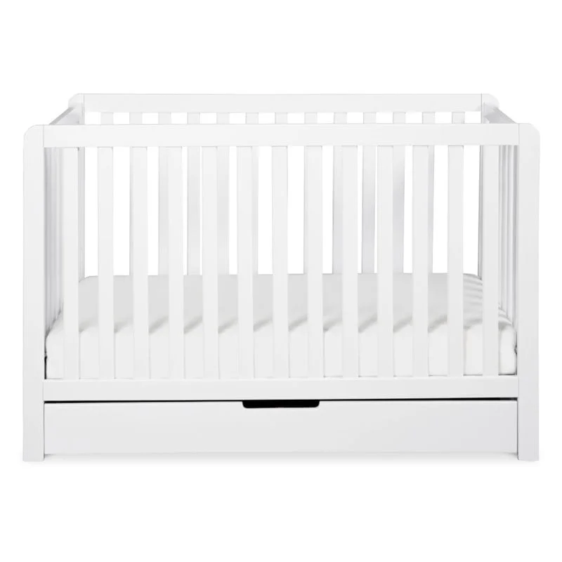 Carter's By DaVinci Colby 4-In-1 Convertible Crib With Trundle Drawer in White