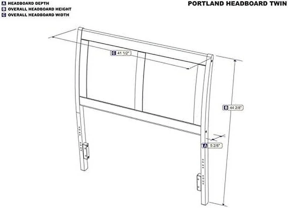 Sleigh Headboard In Walnut