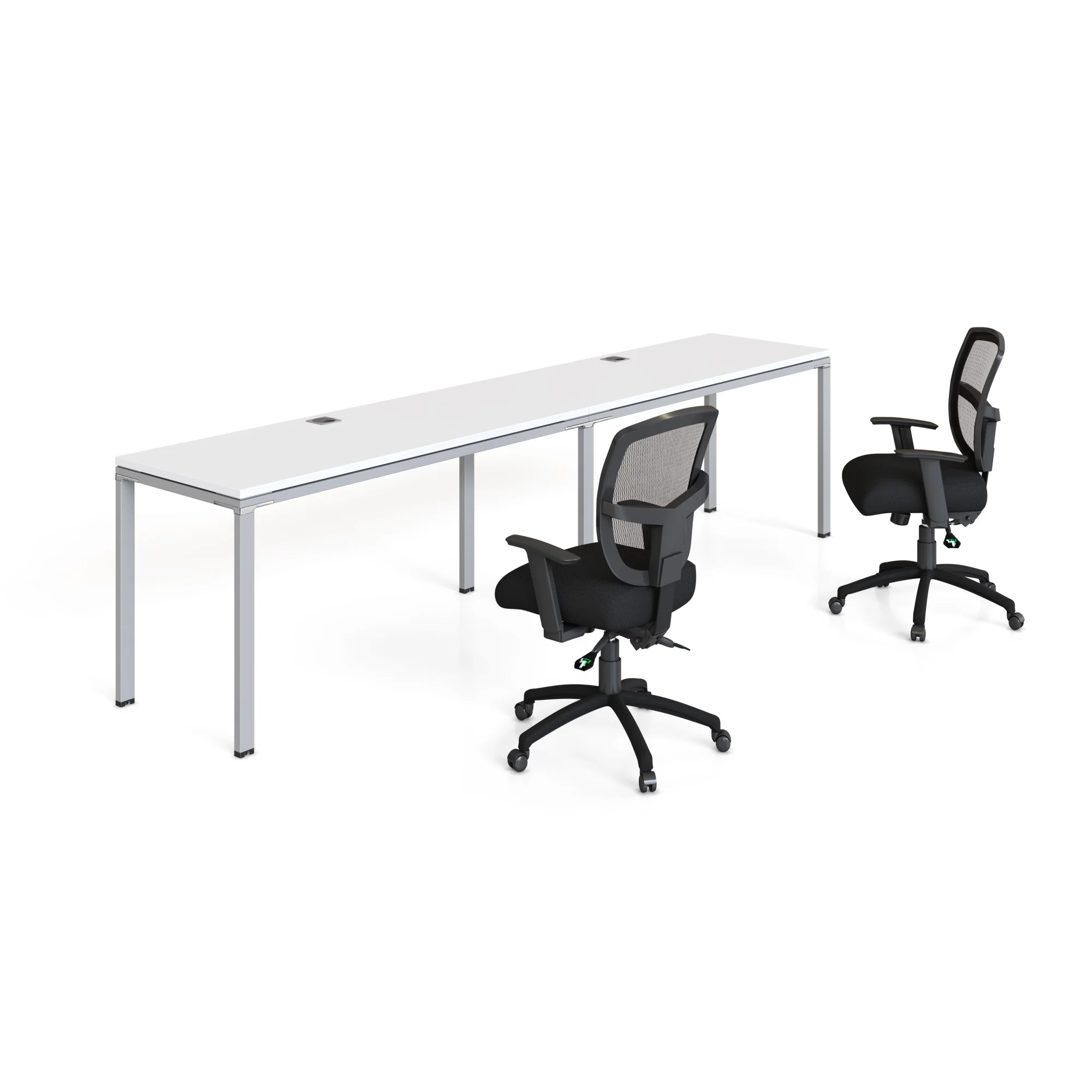 Boss Office Products Simple System Workstation Double Desks, 30