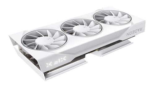XFX Swift AMD Radeon RX 9060 XT OC White Gaming Edition with 8GB GDDR6 HDMI 2xDP, AMD RDNA 4 RX 9060XT RX-96TSW8GWQ