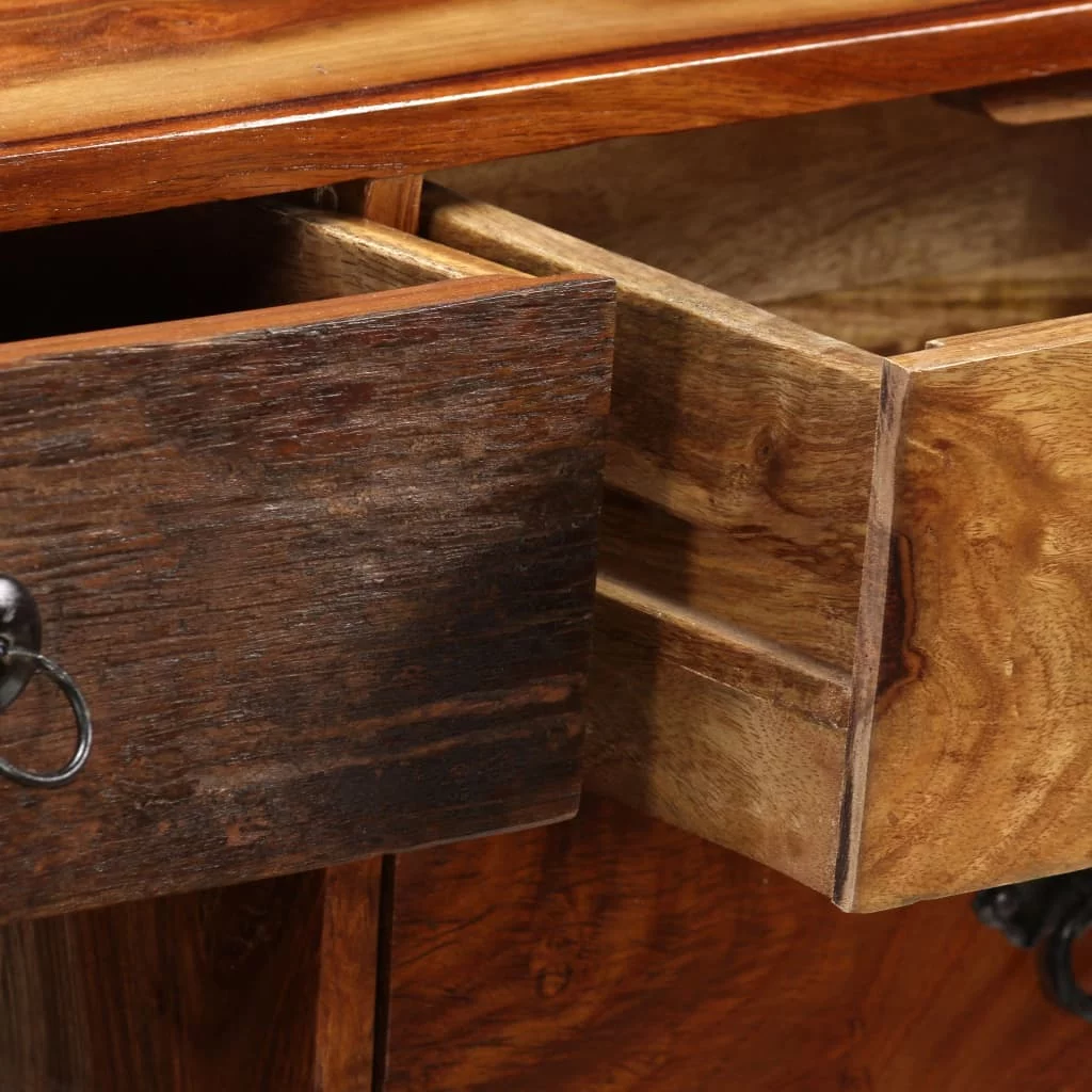 Dcenta Sideboard Solid Sheesham Wood 55.1