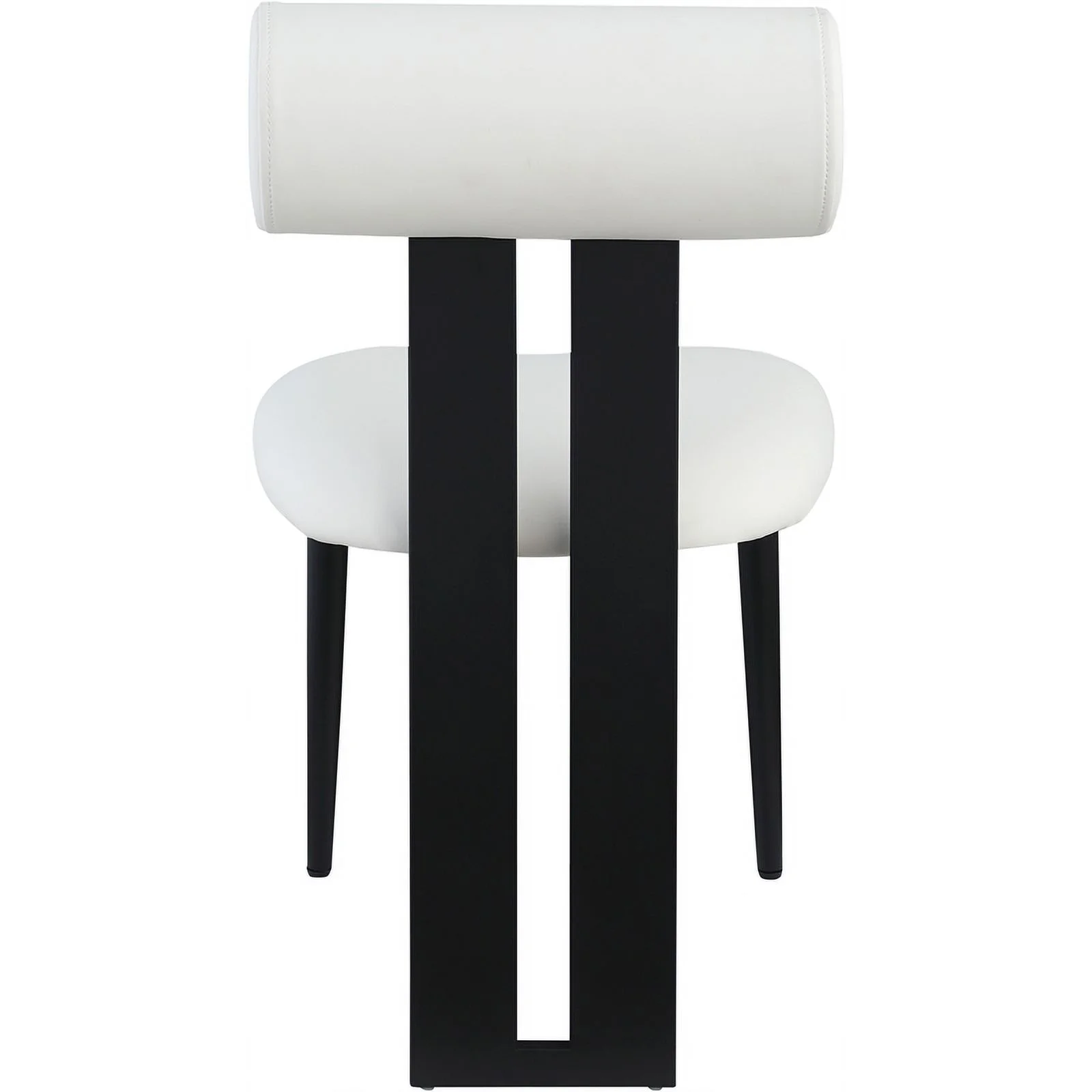 Meridian Furniture Dario Cream Vegan Leather Dining Chair (Set of 2)