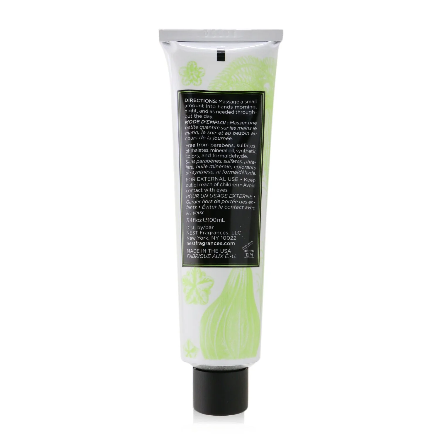 Nest Hand Cream - Bamboo & Jasmine  100ml/3.4oz