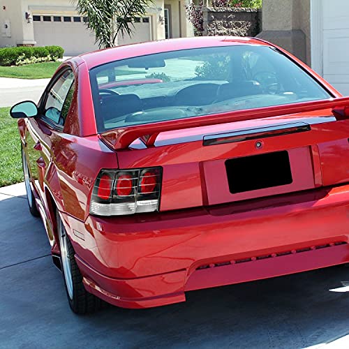 SPEC-D TUNING Smoke Lens Tail Lights Compatible with 1999-2004 Ford Mustang, Left + Right Pair Assembly