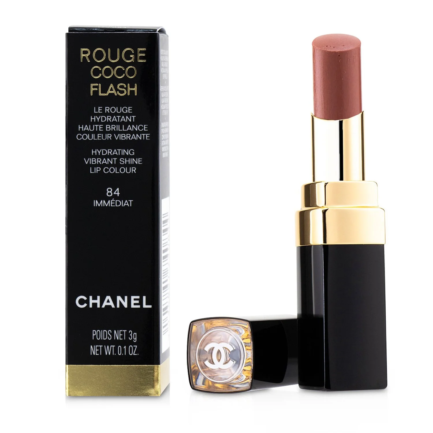 Chanel Rouge Coco Flash Hydrating Vibrant Shine Lip Colour - # 142 Crush  3g/0.1oz