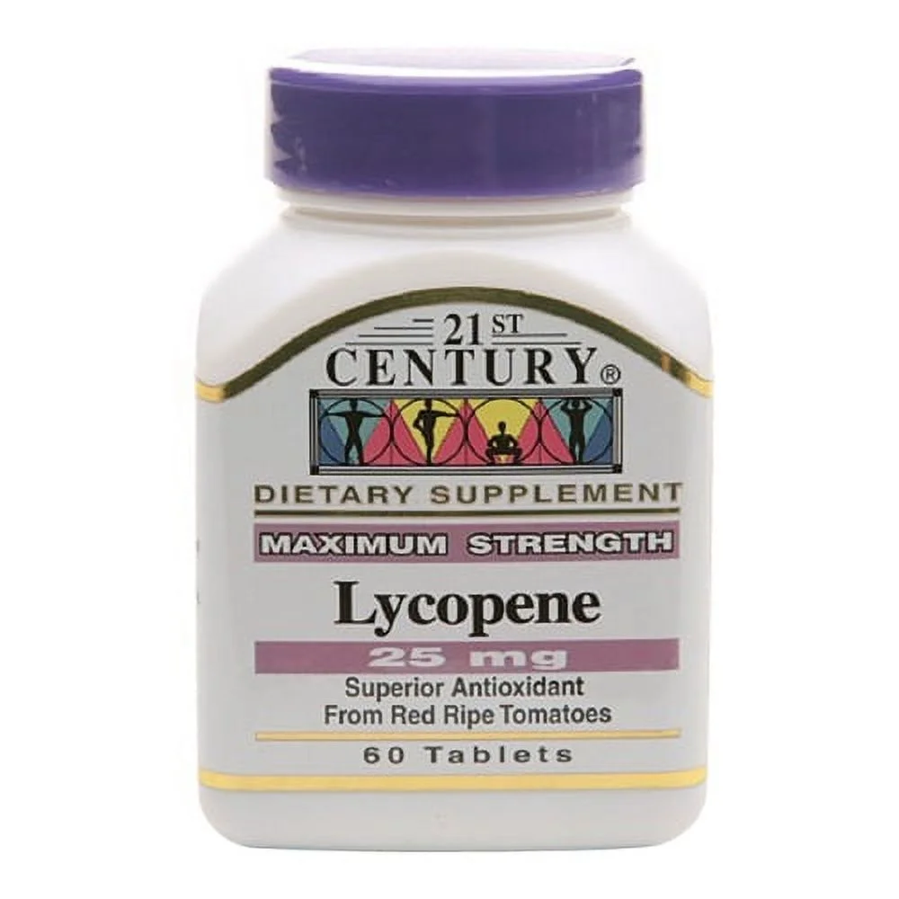 21St Century Lycopene 25Mg Maximum Strength Tablets - 60 Ea, 3 Pack