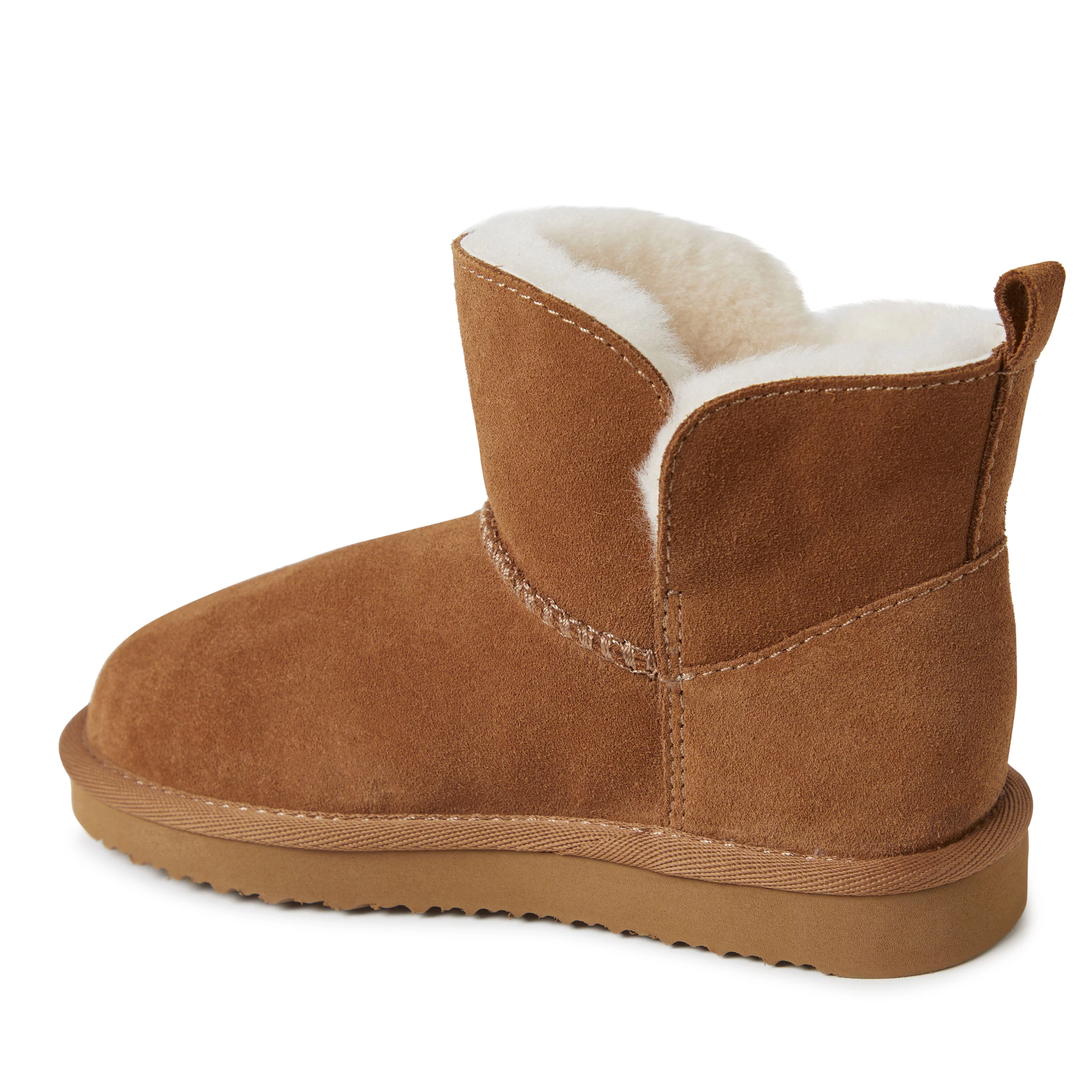 Fireside By Dearfoams Kid's Bunbury Genuine Shearling Boot