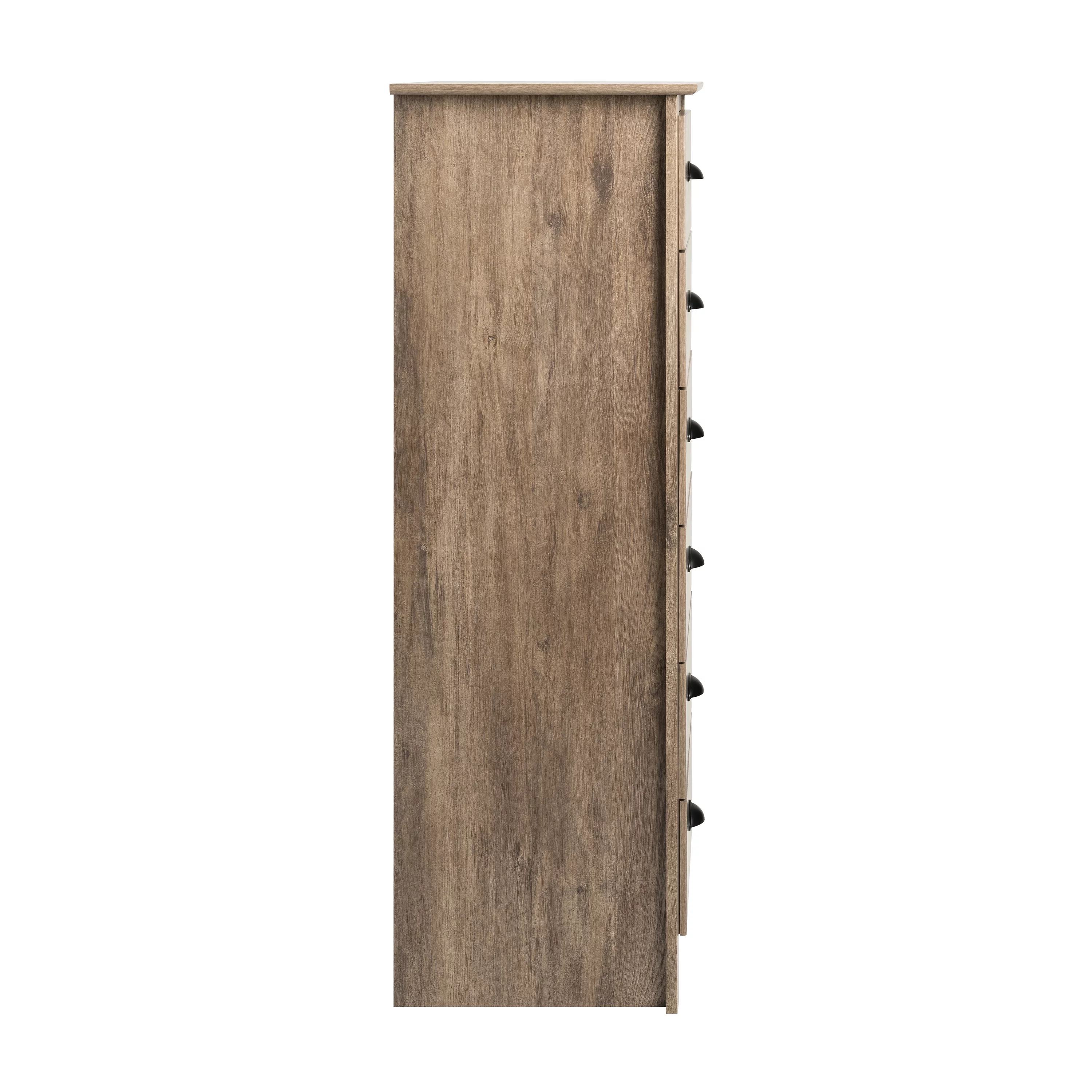 Prepac Salt Spring Coastal 6-Drawer Dresser, Drifted Gray