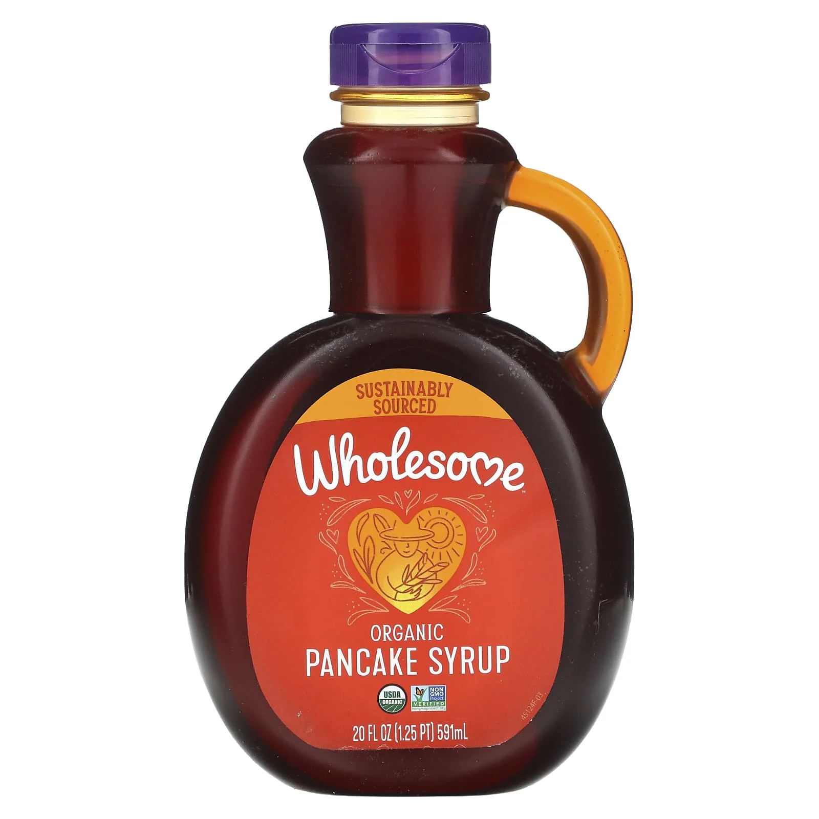 Wholesome Sweeteners Organic Pancake Syrup Original -- 20 fl oz
