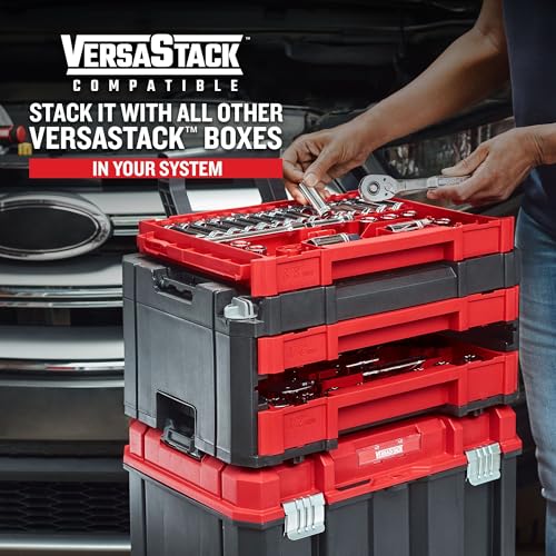 Craftsman 262-Piece Mechanic Tool Set, Master Socket Set with 3-Drawer VERSASTACK Tool Box, SAE/Metric Set (CMMT45309)