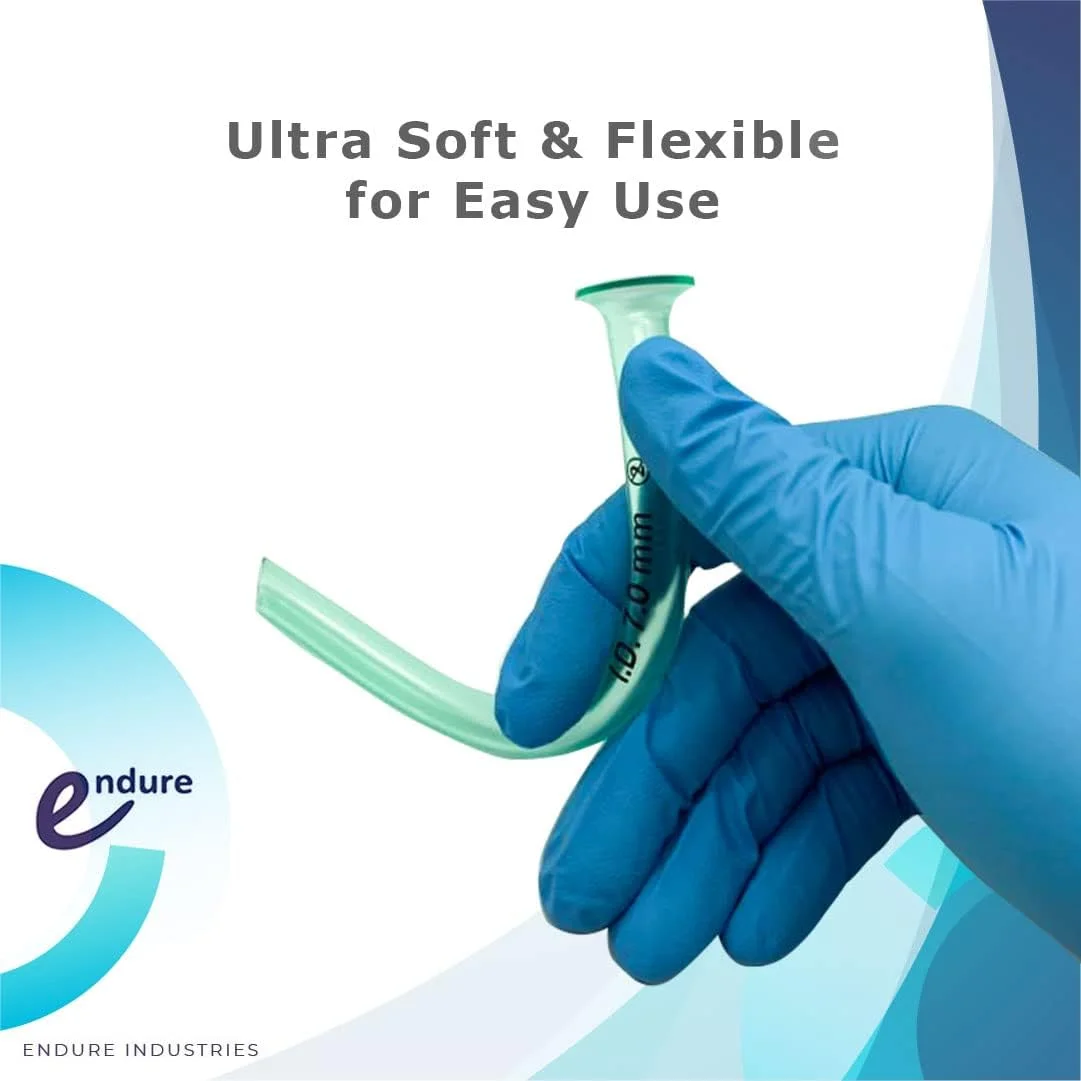 Endure Industries Naso Airway Tube with Lubricating Jelly, Box of 10 (28 FR)