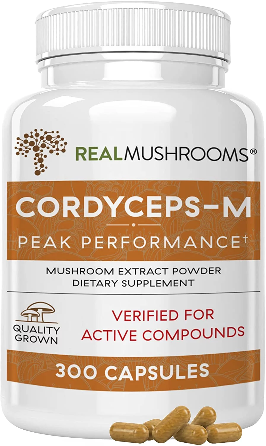 Real Mushrooms Cordyceps Peak Performance Supplement (300)